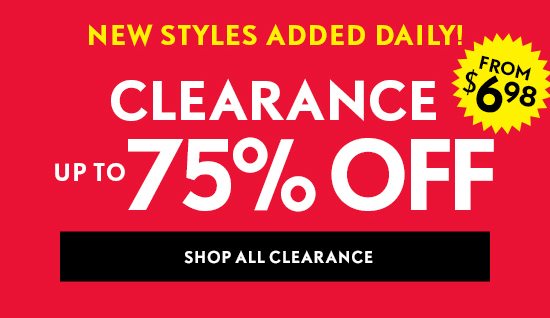 Shop All Clearance