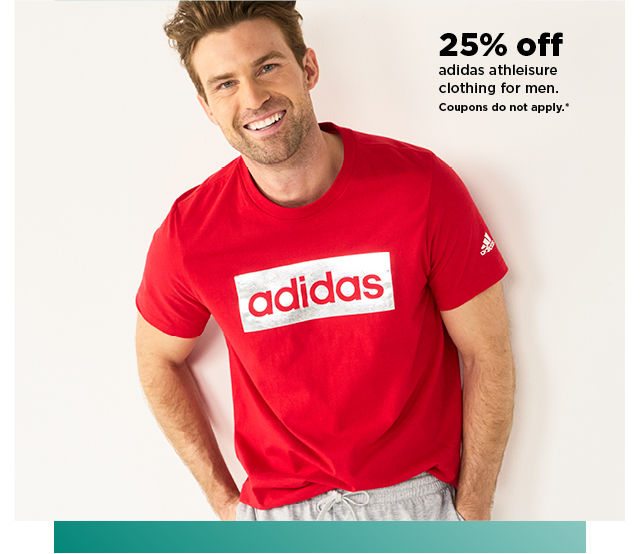 shop 25% off adidas athleisure clothing for men