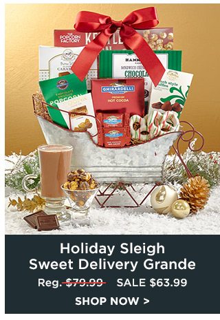 Holiday Sleigh Sweet Delivery Grande