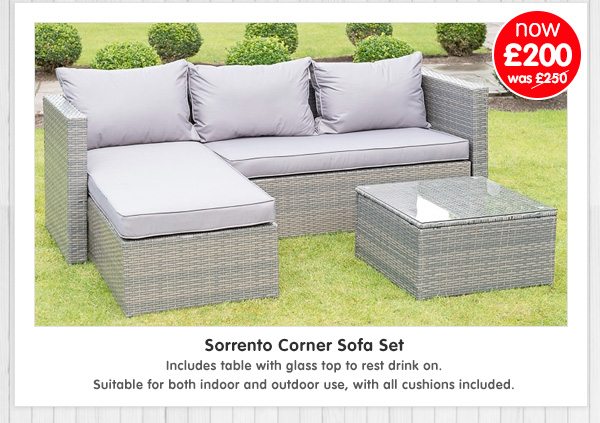 Sorrento Corner Sofa Set