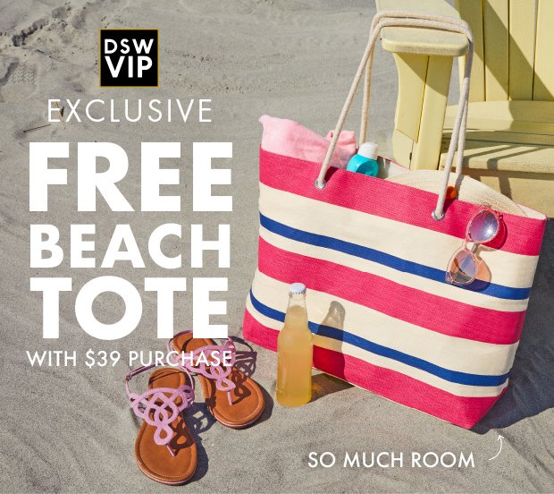 Free Beach Tote with $39 Purchase