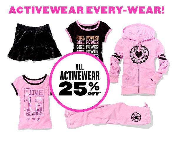 All Activewear 25% Off