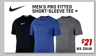 Nike Men's Pro Fitted Short-Sleeve Tee