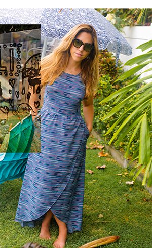 Shop Sunkissed Maxi Collage Panel - High Tide Blanket Print
