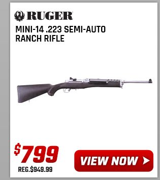 Ruger Mini-14 .223 Semi-Auto Ranch Rifle
