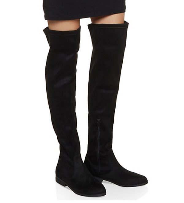 Side Zip Over the Knee Boots