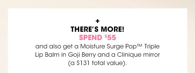 SPEND $55 AND GET A LIP BALM