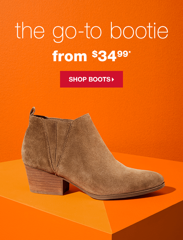 The Go-To Bootie From $39.99* - Shop Boots