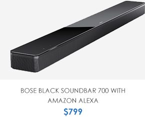 Shop Bose Black Soundbar 700 With Amazon Alexa