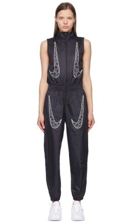 Nike - Black Polyester Jumpsuit