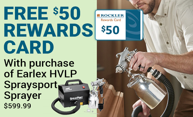 Earlex HV6003PUS HVLP SprayPort Sprayer $50 Reward Card