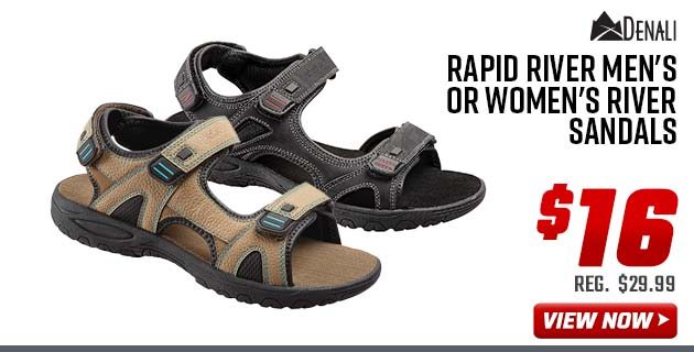 Denali Rapid River Men's or Women's River Sandals