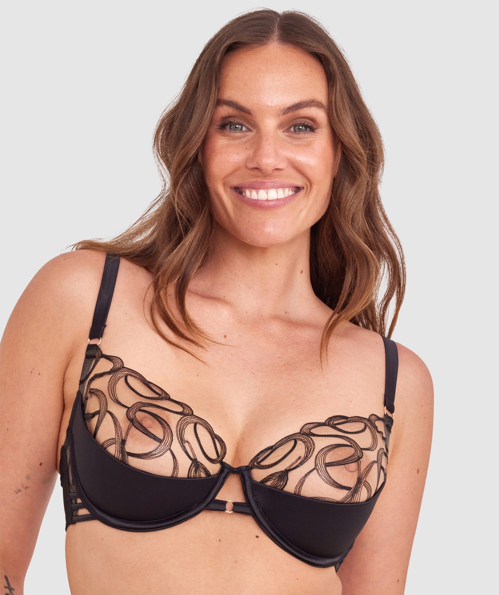 Vamp Heatwave Push Up Bra - Black