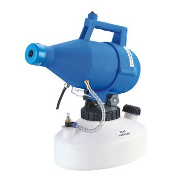 110V/220V 60HZ/50HZ 4.5L Portable Electric ULV Fogger Flow Adjustable Nebulizer Hotels Residence Community Office Industrial Disinfection Sterilization Insecticide EU/US