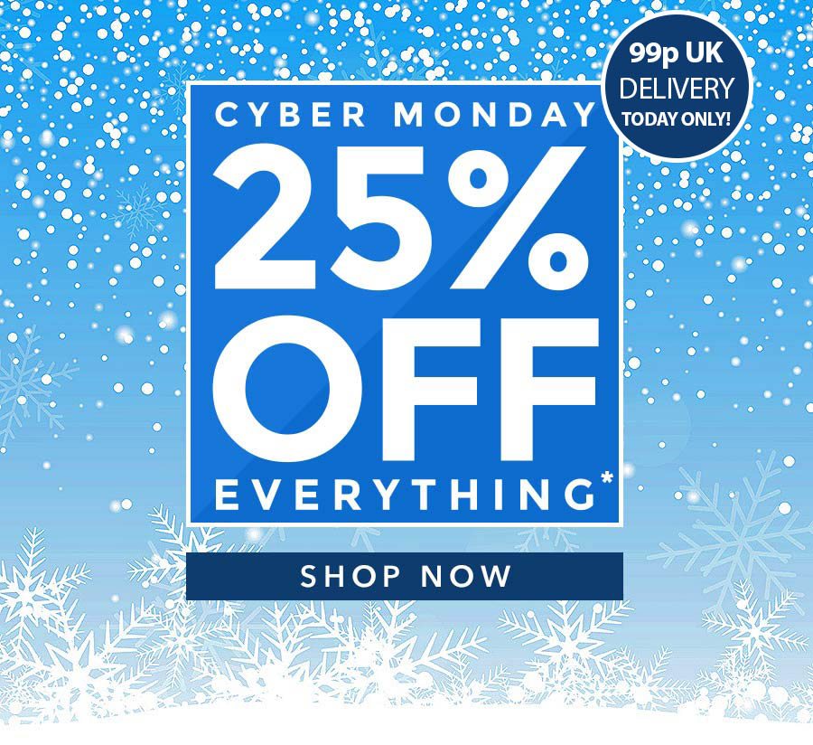 25% Off Everything this Cyber Monday
