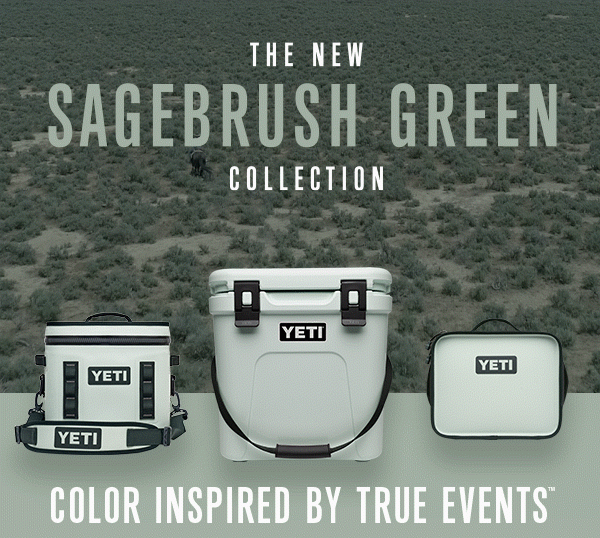 YETI - You asked, you got it. Sagebrush Green is now available in