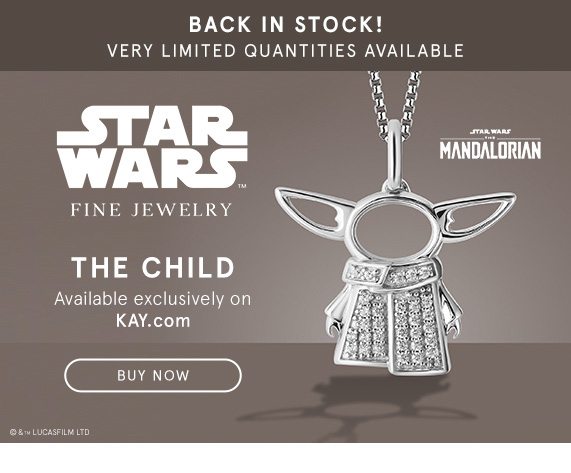 Back in Stock! Star Wars The Mandalorian Diamond Necklace