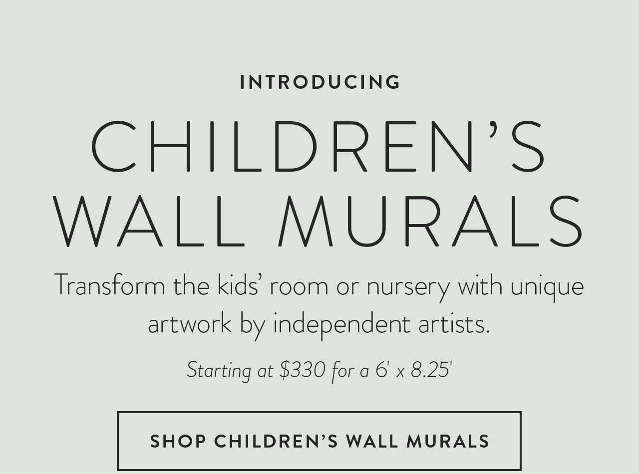 Transform the kids' room or nursery with unique artwork by independent artists.