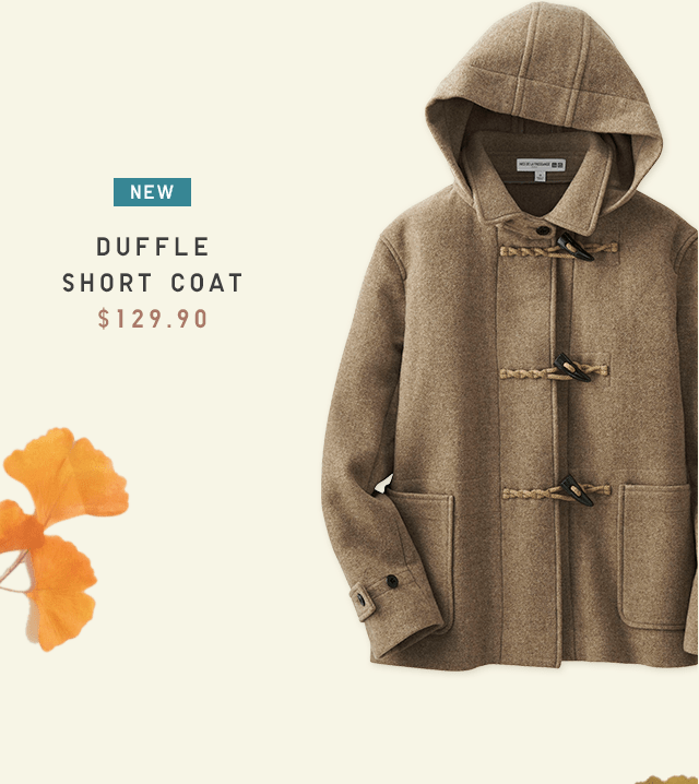 DUFFLE SHORT COAT $129.90