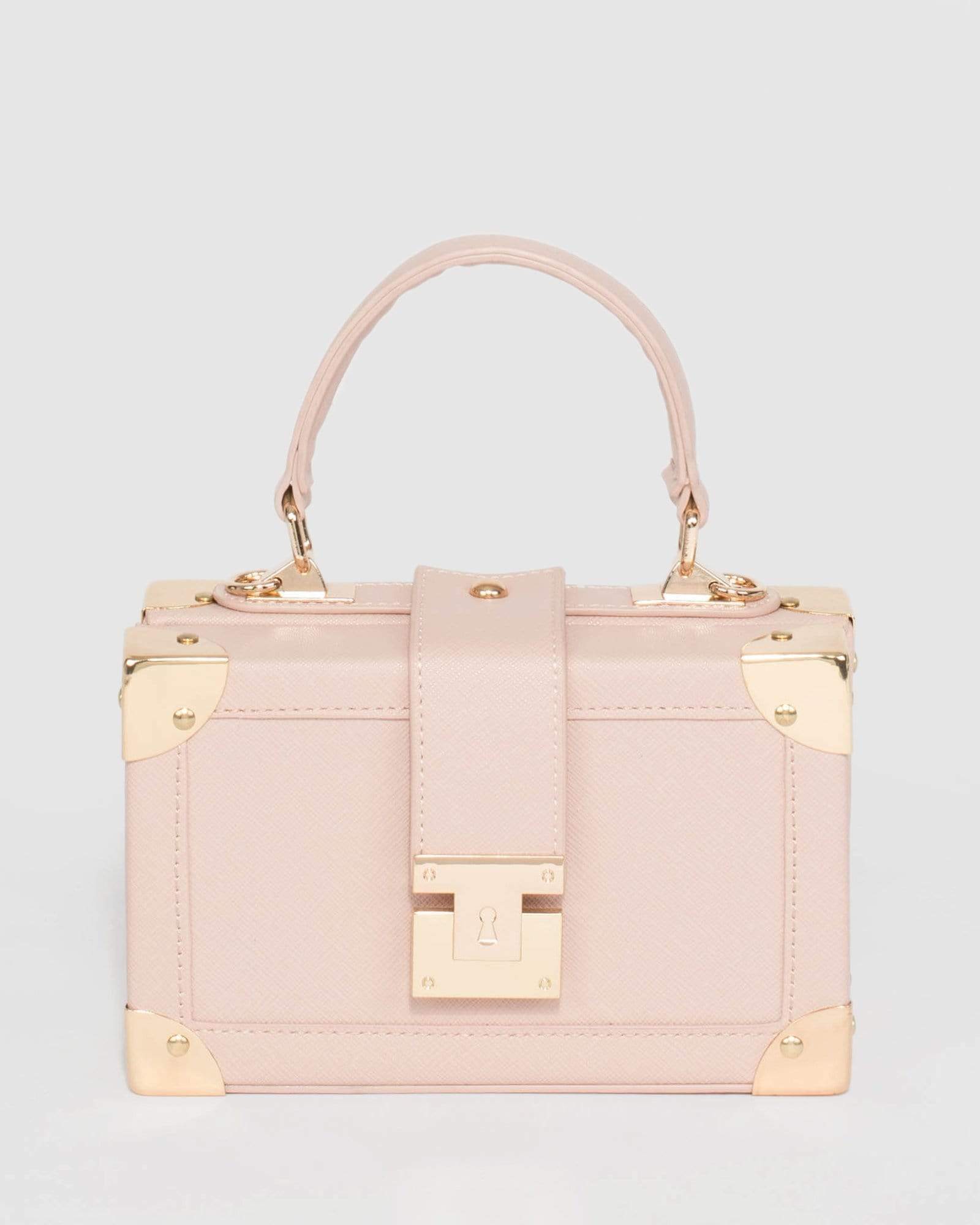 Image of Pink Kendall Panel Trunk Bag