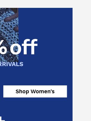 50% off Women's New Arrivals