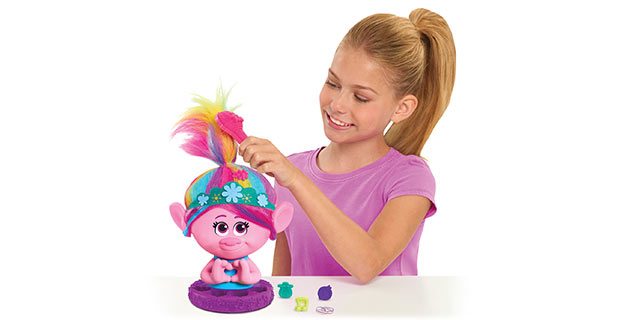 DreamWorks Trolls World Tour Poppy Styling Head