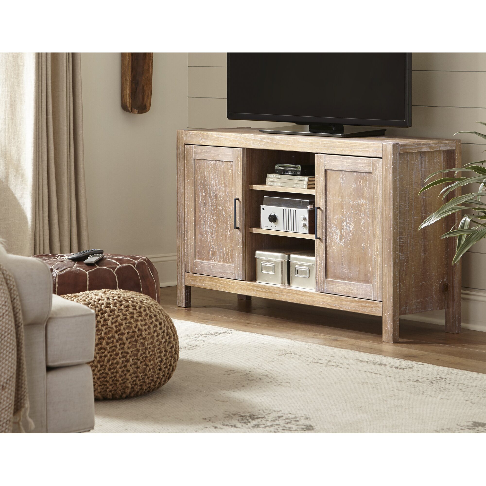 Bobbi Solid Wood TV Stand