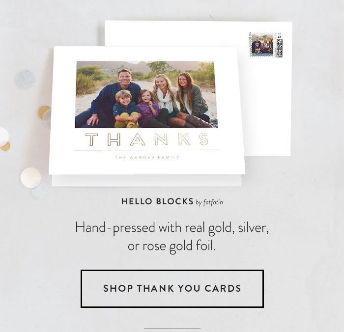 Shop Thank You Cards