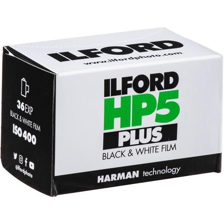 Ilford HP-5 Plus Black and White Film, ISO 400, 35mm, 36 Exposures