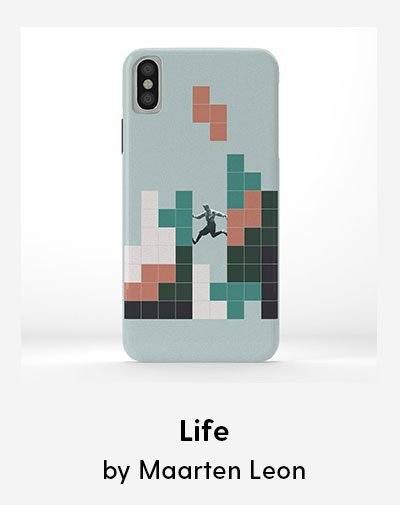Life iPhone Case by Maarten Leon 