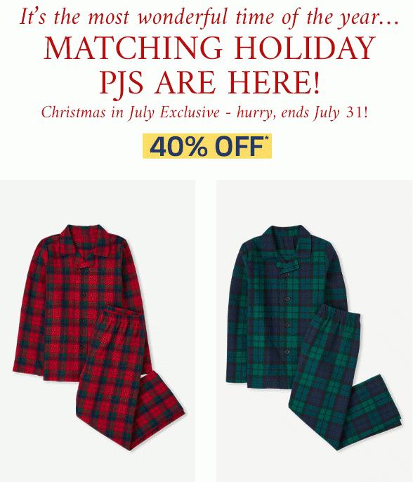 40% off Pajamas
