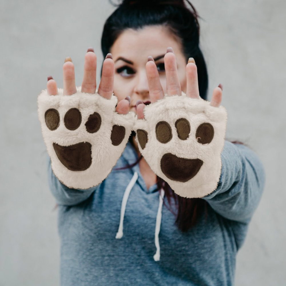 Image of Giving Paws Warm & Fuzzy Gloves