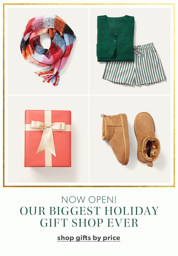 Now open! Our biggest holiday gift shop ever. Shop gifts by price. maurices clothing.