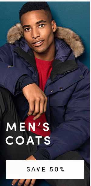 MEN'S COATS | SAVE 50%