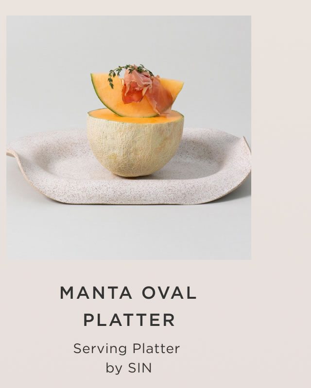 Manta Oval Platter