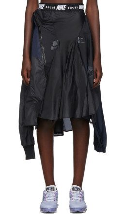 Nike - Black & Navy Sacai Edition W NRG Ga NI-03 Skirt