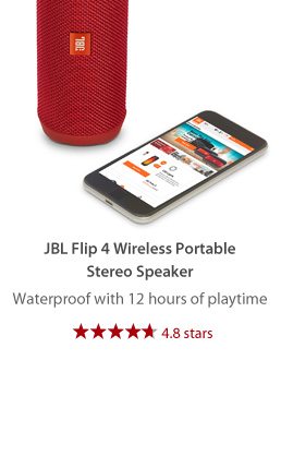 JBL Flip 4 Wireless Portable Stereo Speaker