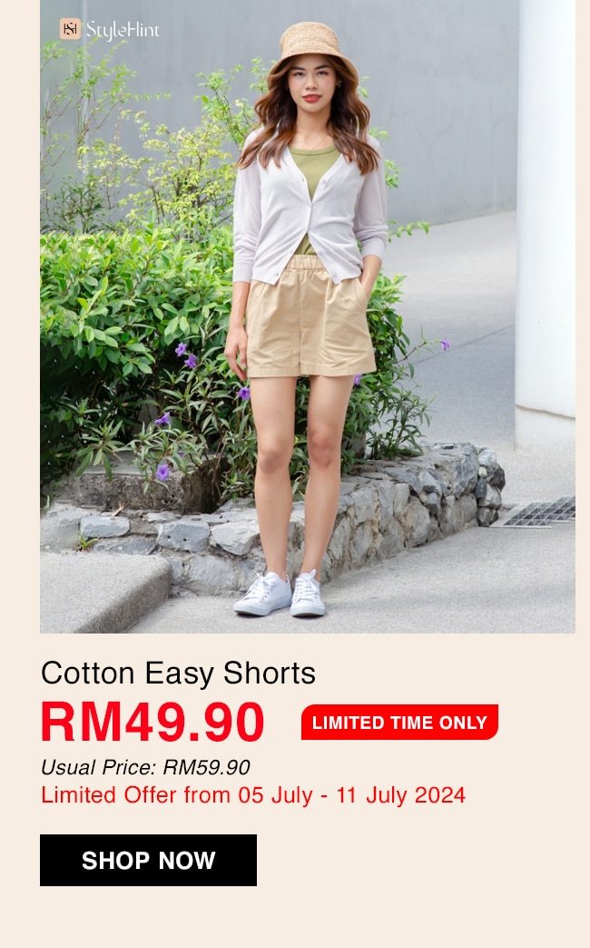 Cotton Easy Shorts