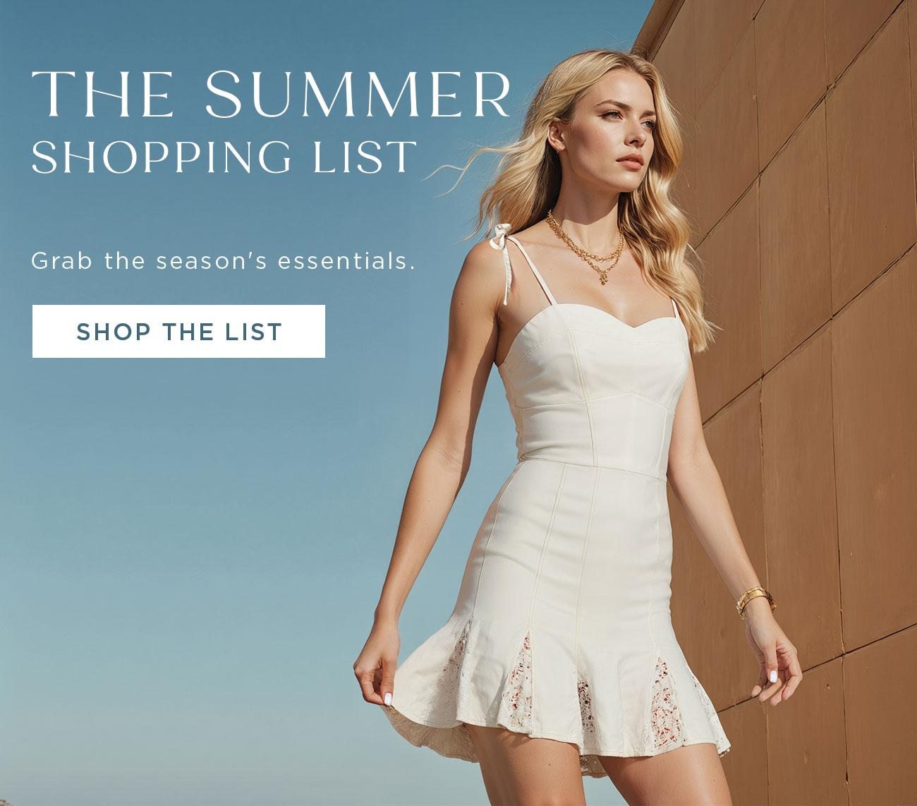 The Summer Shopping List | Shop The List