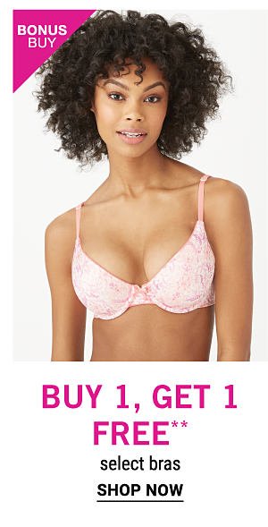 buy 1 get 1 free select bras