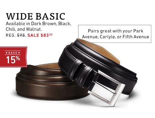 Wide Basic Belt