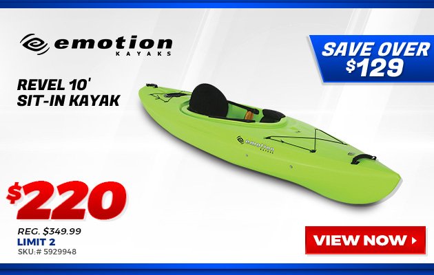 Emotion Kayaks Revel 10' Sit-In Kayak