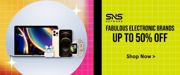 Fabulous Electronic Brands Up to 50% Off!