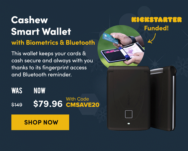 Cashew Smart Wallet | Shop Now