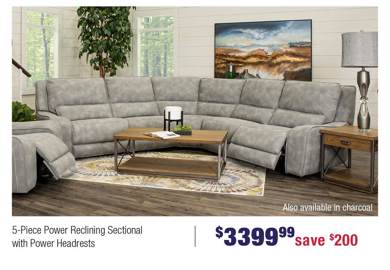 Power-reclining-sectional