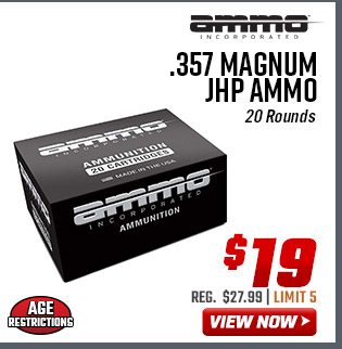 Ammo, Inc. .357 Magnum JHP Ammo