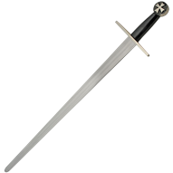 Templar Cross Sword with Scabbard Belt