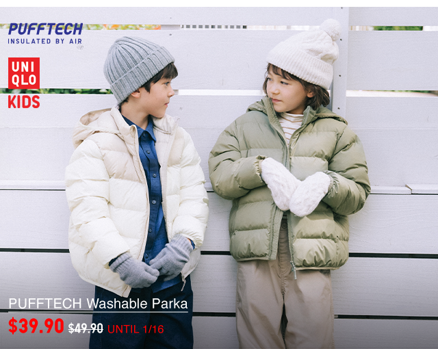 PDP12 - KIDS PUFFTECH WASHABLE PARKA