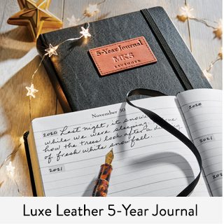 Luxe Leather 5-Year Journal