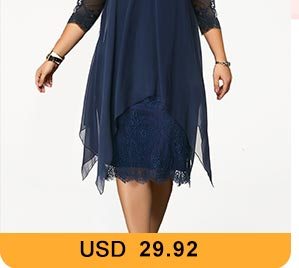 Lace Panel Overlay Plus Size Straight Dress